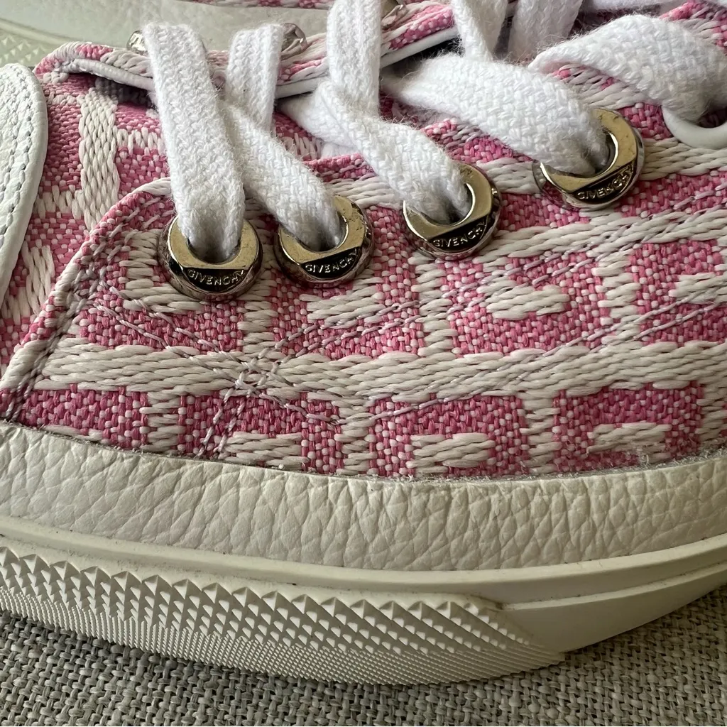 Givenchy City in 4G Jacquard women’s Sneakers White Pink size EU 36/US 6 - Image 10