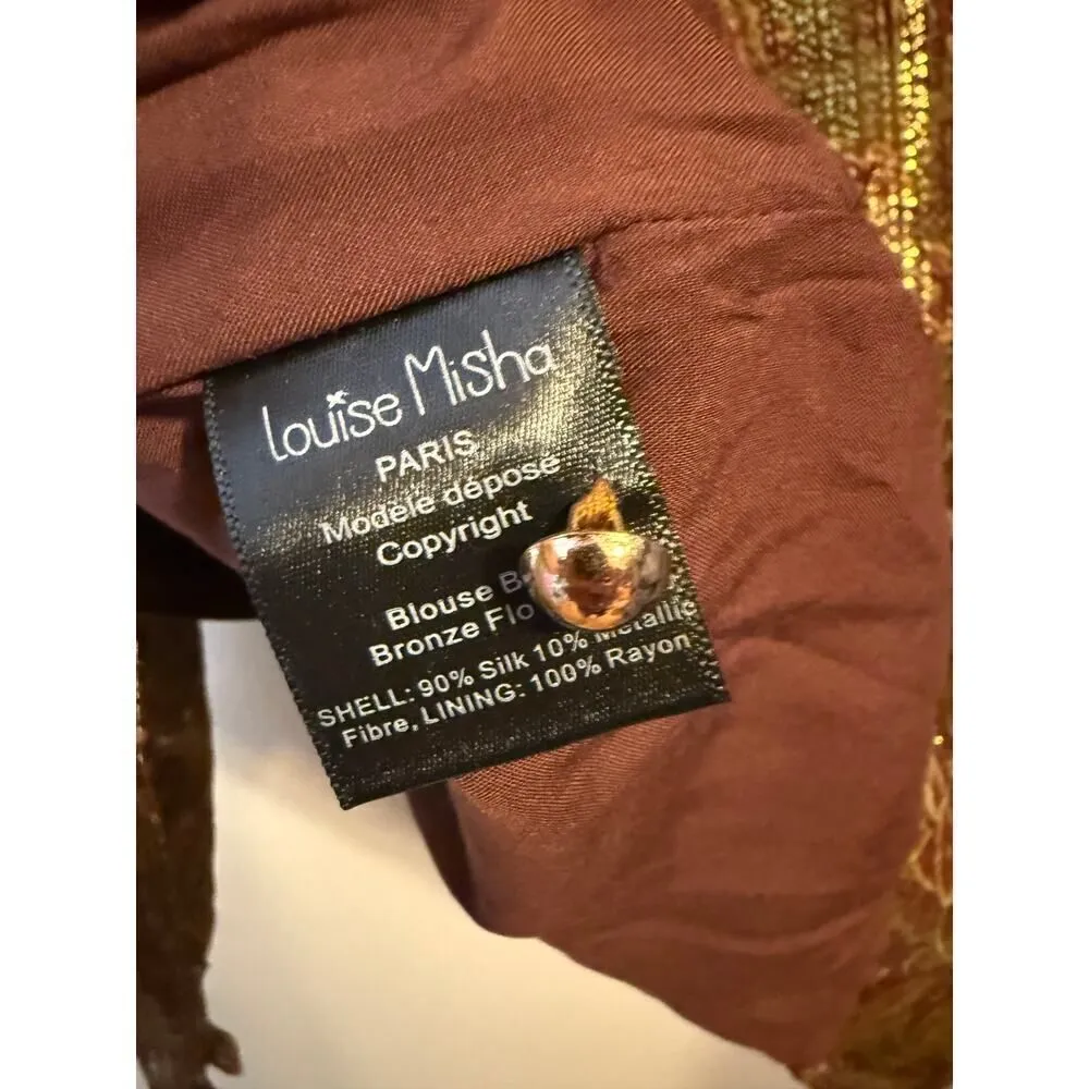 Anthropologie Louise Misha Billa Lurex Blouse Retail $210 NWT Sz. S - Image 10