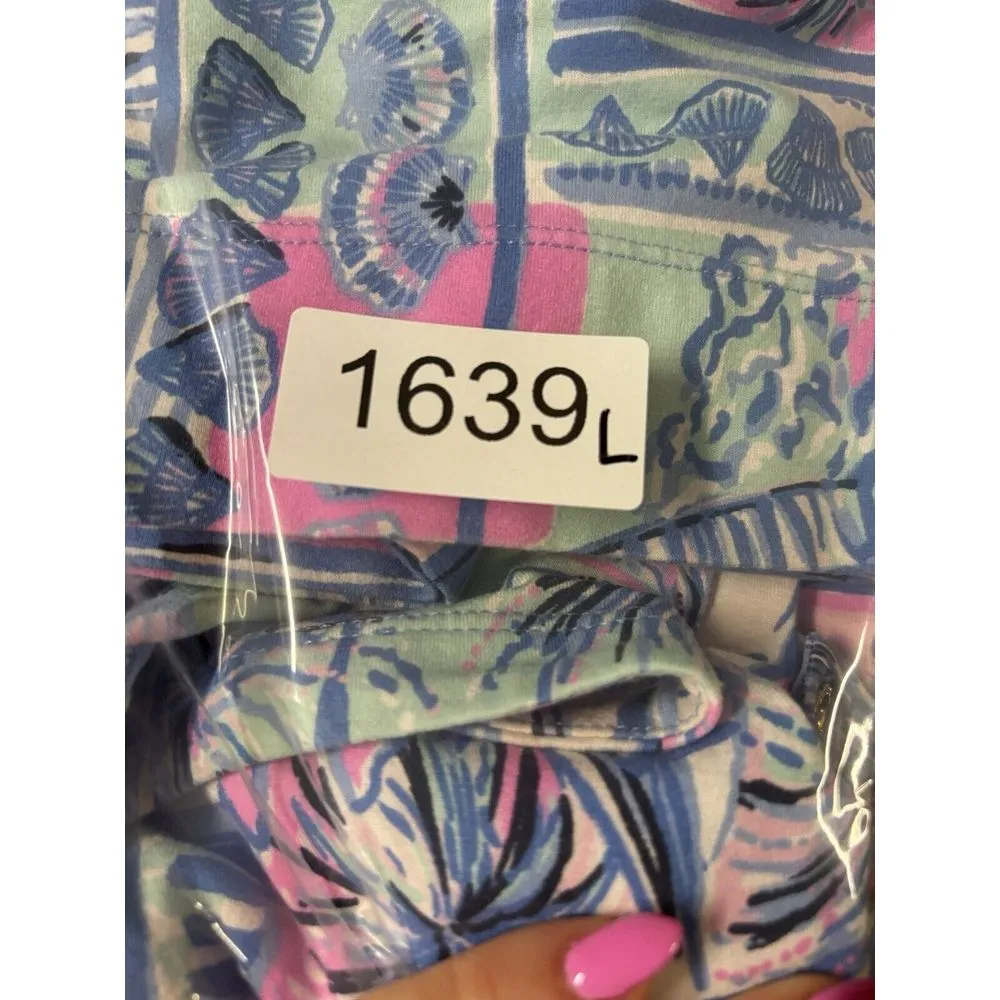 Lilly Pulitzer‎ Sophie UPF 50 Whisper Blue Yeah Buoy Jersey Dress XXS - Image 8