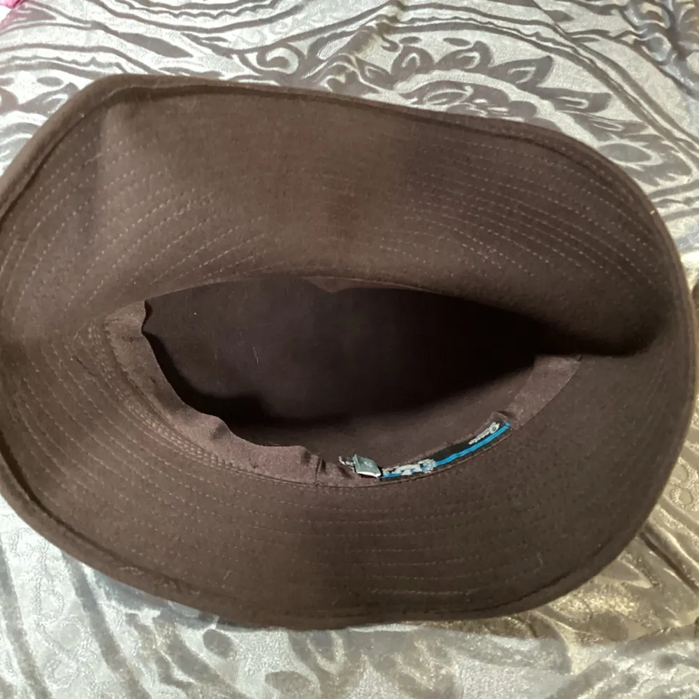 Women’s Goorin Brown Winter Hat Small Wide Brim - Image 8