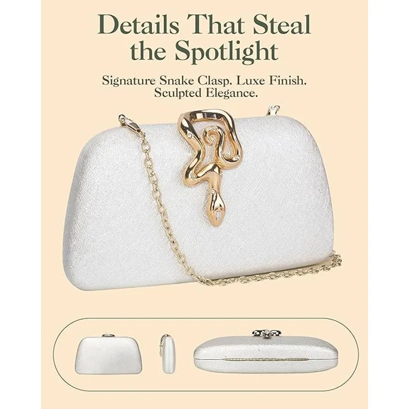 Elegant & Dazzling Glitter Clutch Purse for Women - Image 4