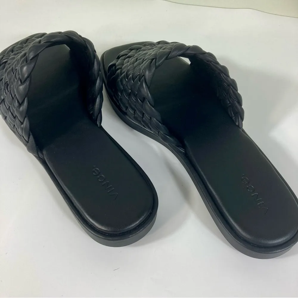 NWB Vince Rumi Sandal Black Size 9.5 Leather - Image 15