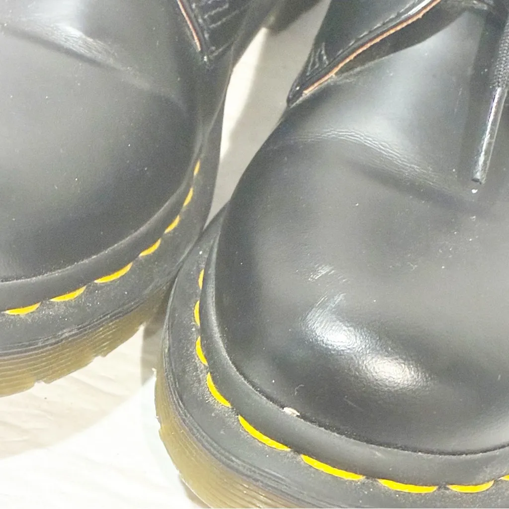 Dr. Marten 1461 Black Oxford Shoes 3 Eye Women’s Size 8 - Image 3