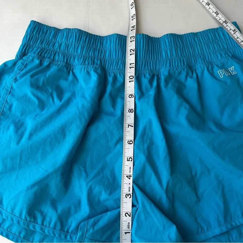 VS PINK 3” Active Shorts Bright marine blue size large - Image 9