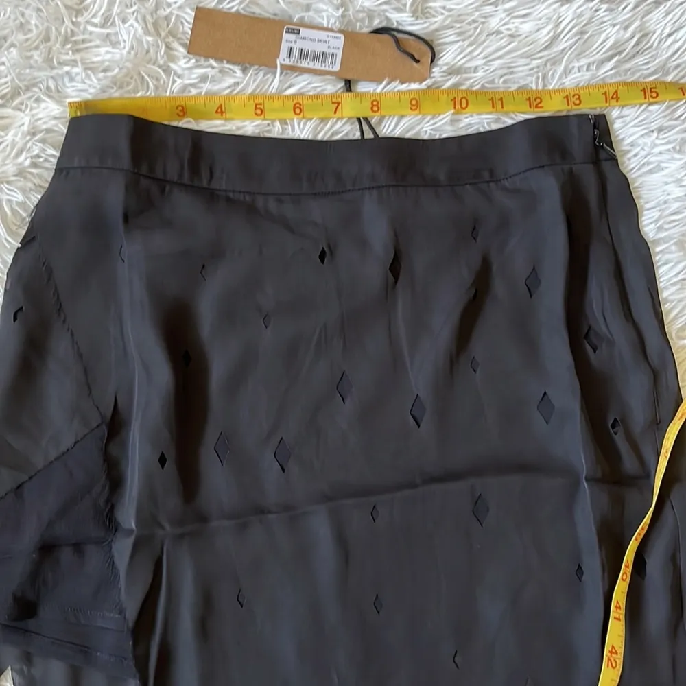 Ksubi Women’s diamond Skirt high low black size Small - Image 4