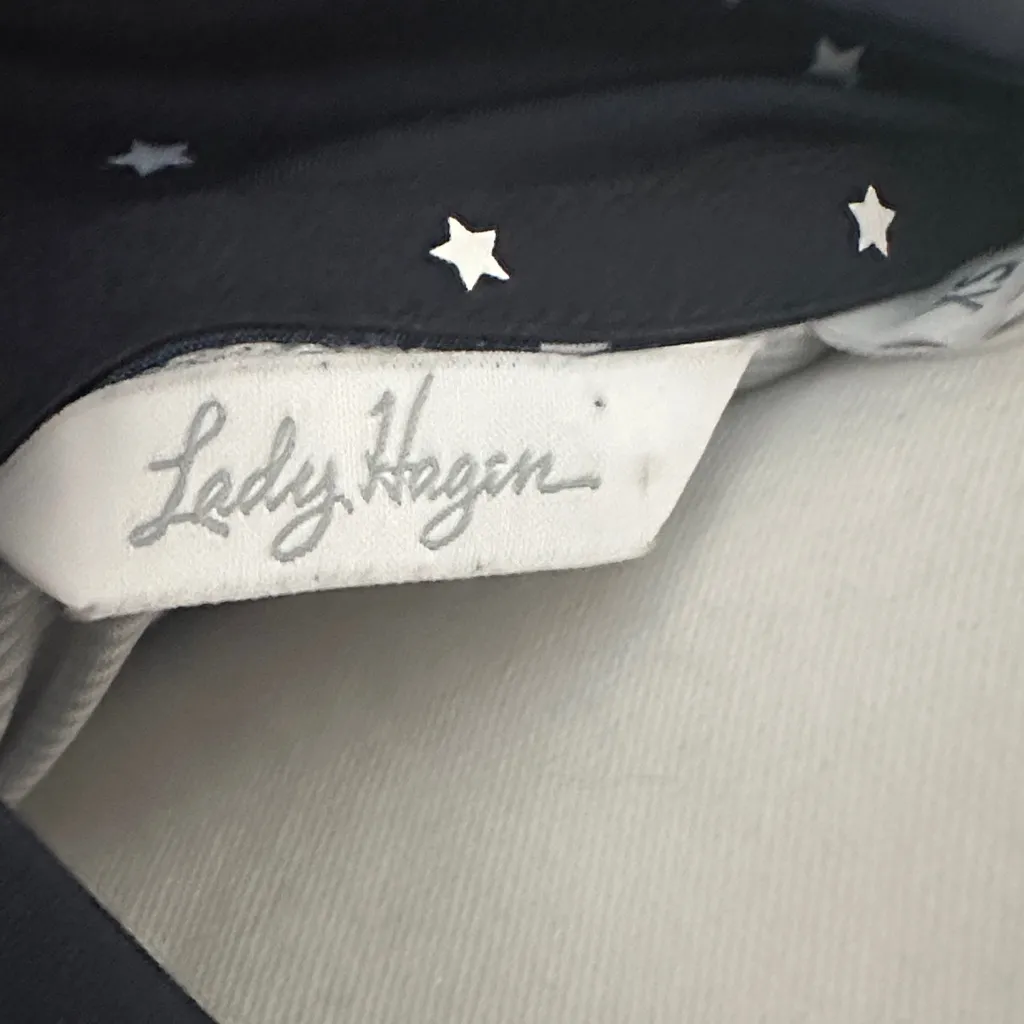 Lady Hagen Color Block Long Sleeve Top - Red, Blue, White. - Image 2