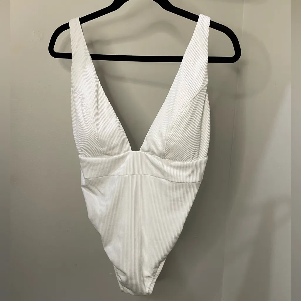 NWT - $128 ANDIE Swim - ‘Sardinia’ Ribbed One Piece - White | XXLT Tall Torso - Image 10