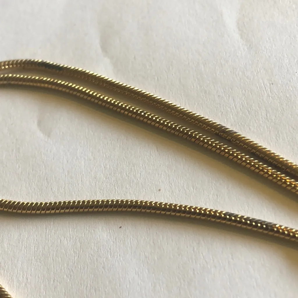 Reversible Green Brown Gemstone Boho Pendant Necklace - Image 6