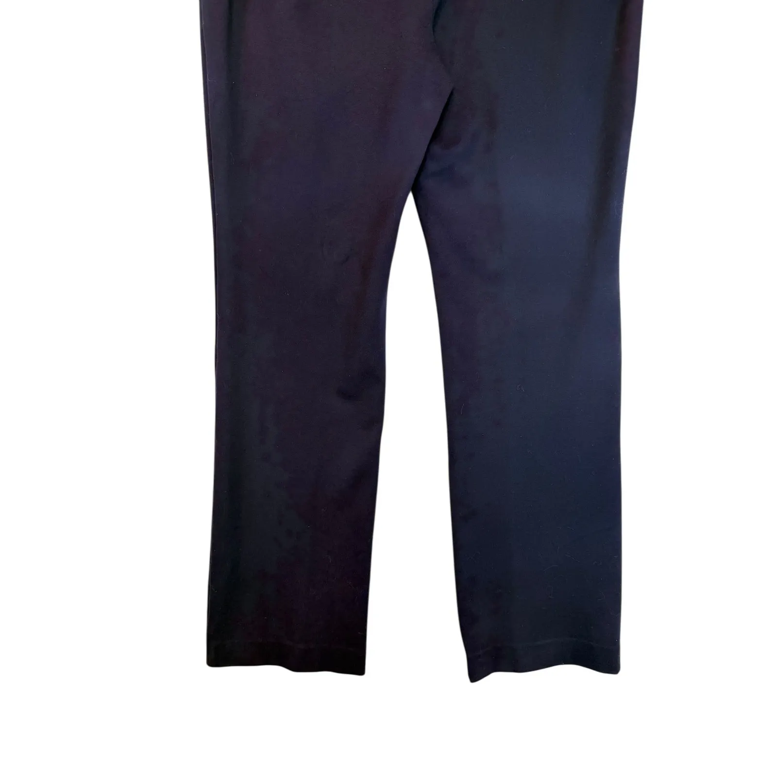 Talbots Soho Pant Women Navy Blue Flat Front Career Dress Pants Classic Work 12 - Image 9