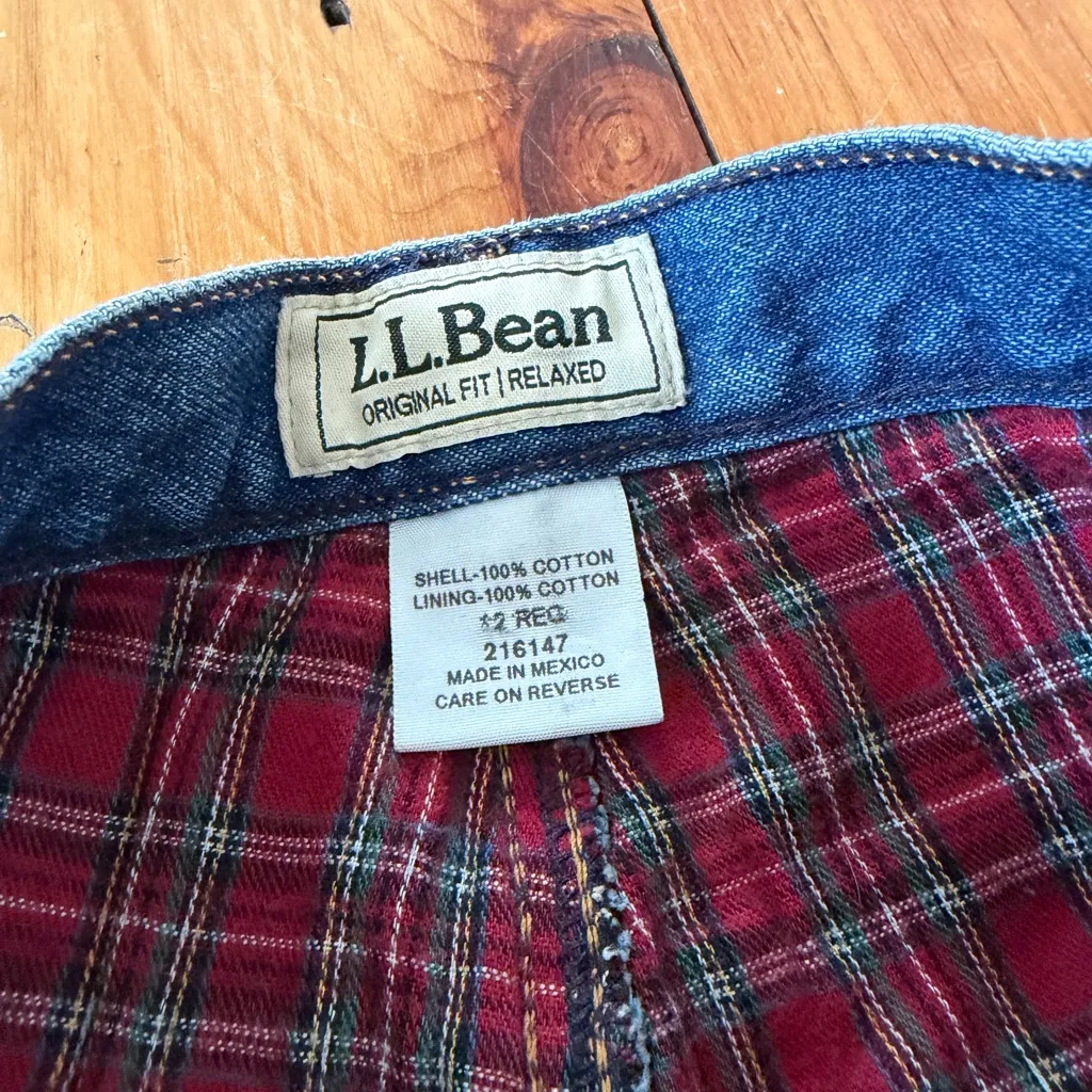 L.L.Bean  Flannel Lined Jeans - Image 2