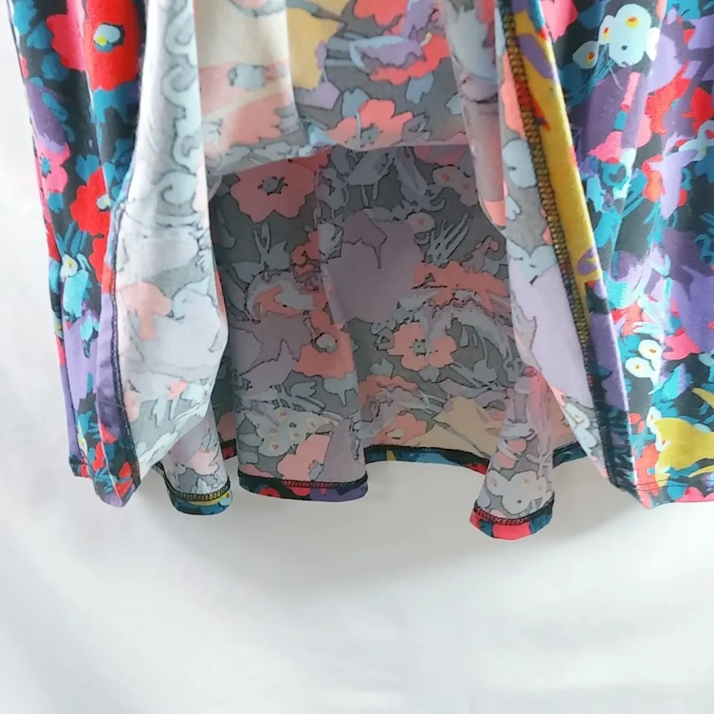 LuLaroe 2X Bold Floral Long Skirt Plus - Image 6