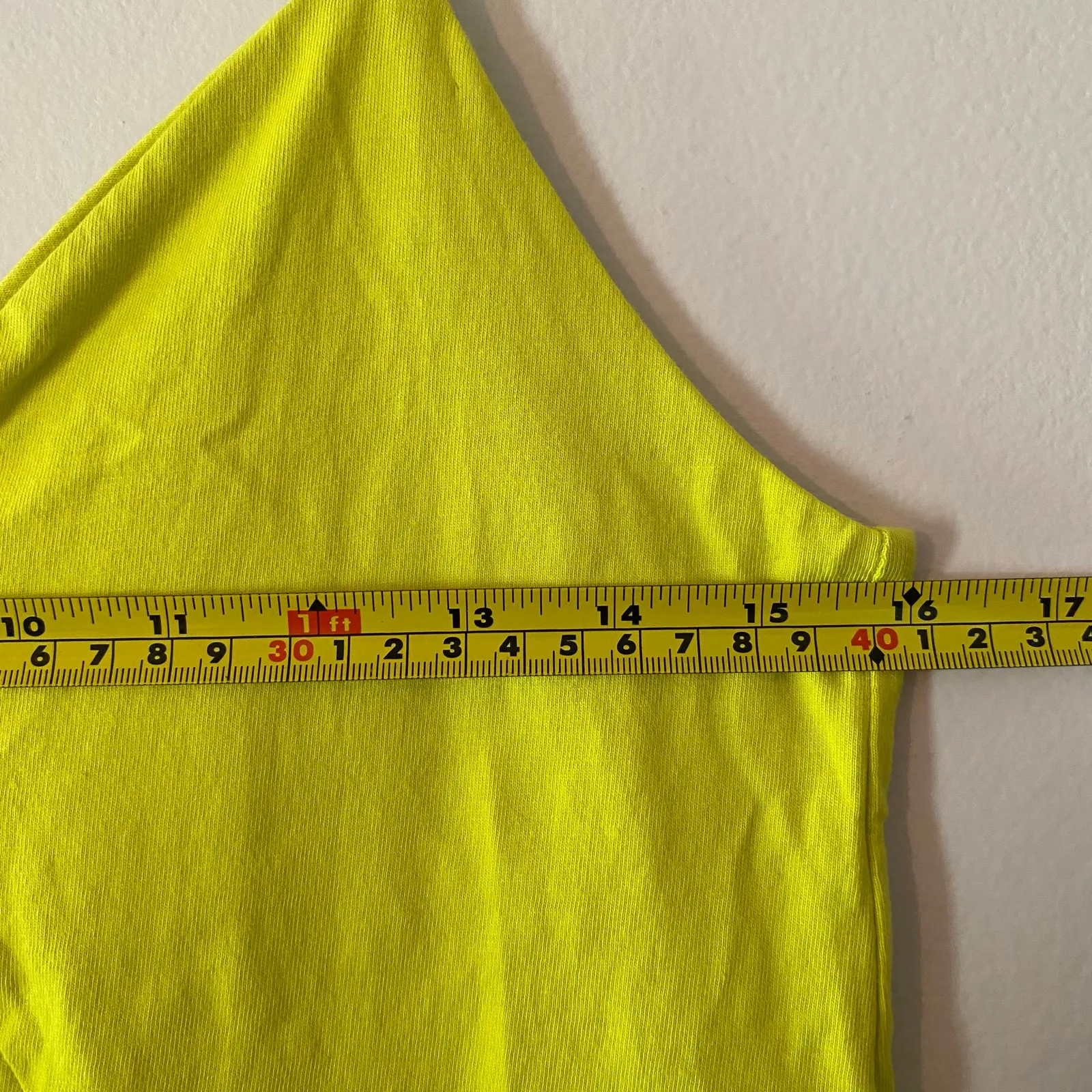 Zara Chartreuse Green 100% Cotton Sleeveless Midi Dress Women's size Small - Image 8