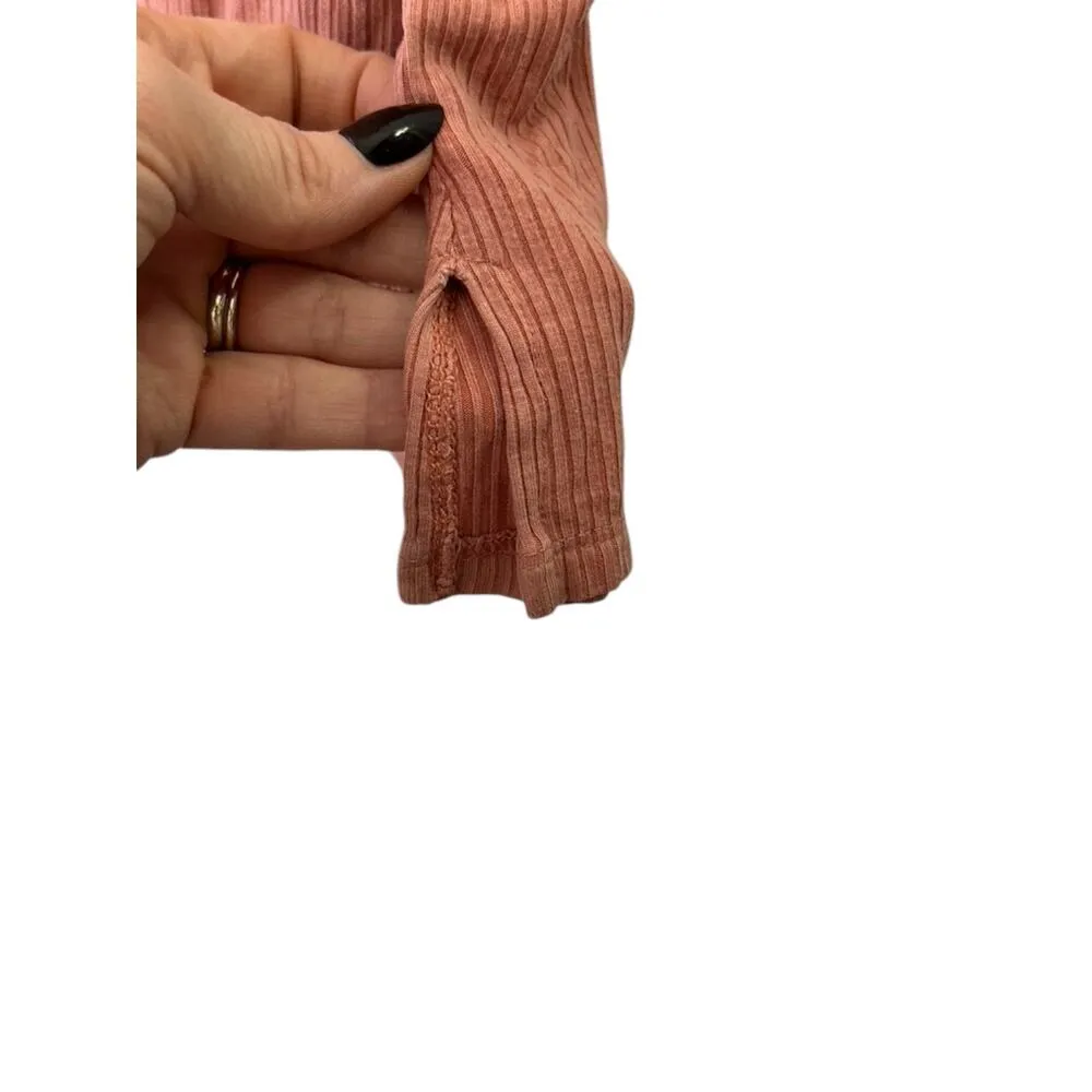 American Eagle Soft & Sexy Ribbed Mauve Tank Top Size Medium Pink - Image 3