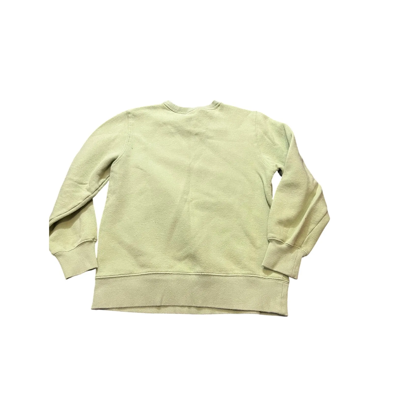 Vintage‎ Y2K Disney Tinkerbell Sweatshirt Womens Small Green Graphic Peter Pan - Image 5