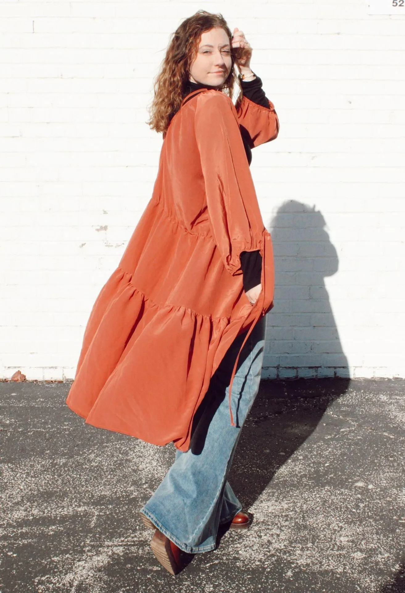 Boutique Mauve Long Duster - Image 2