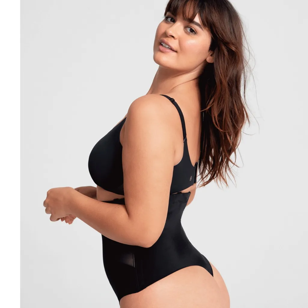 Honeylove NWOT black runway SuperPower Thong shapewear panty bottoms L Size L - Image 4