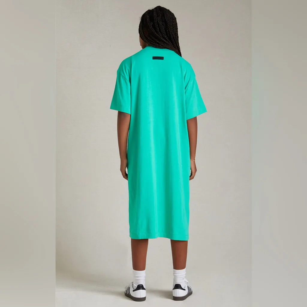 Fear of God Essentials Mint Leaf 3/4 Sleeve T-Shirt Dress - Image 3