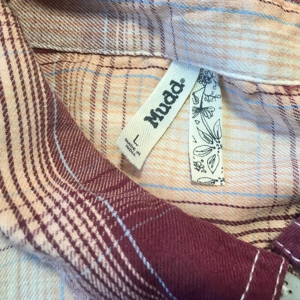 Mudd  Plaid Button Down - Image 3