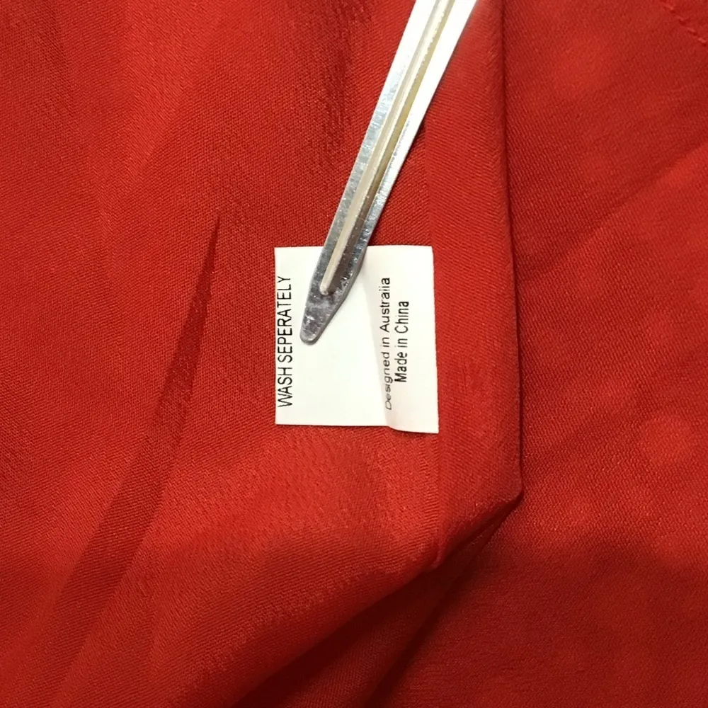 Showpo Red Floral Tie - Image 6