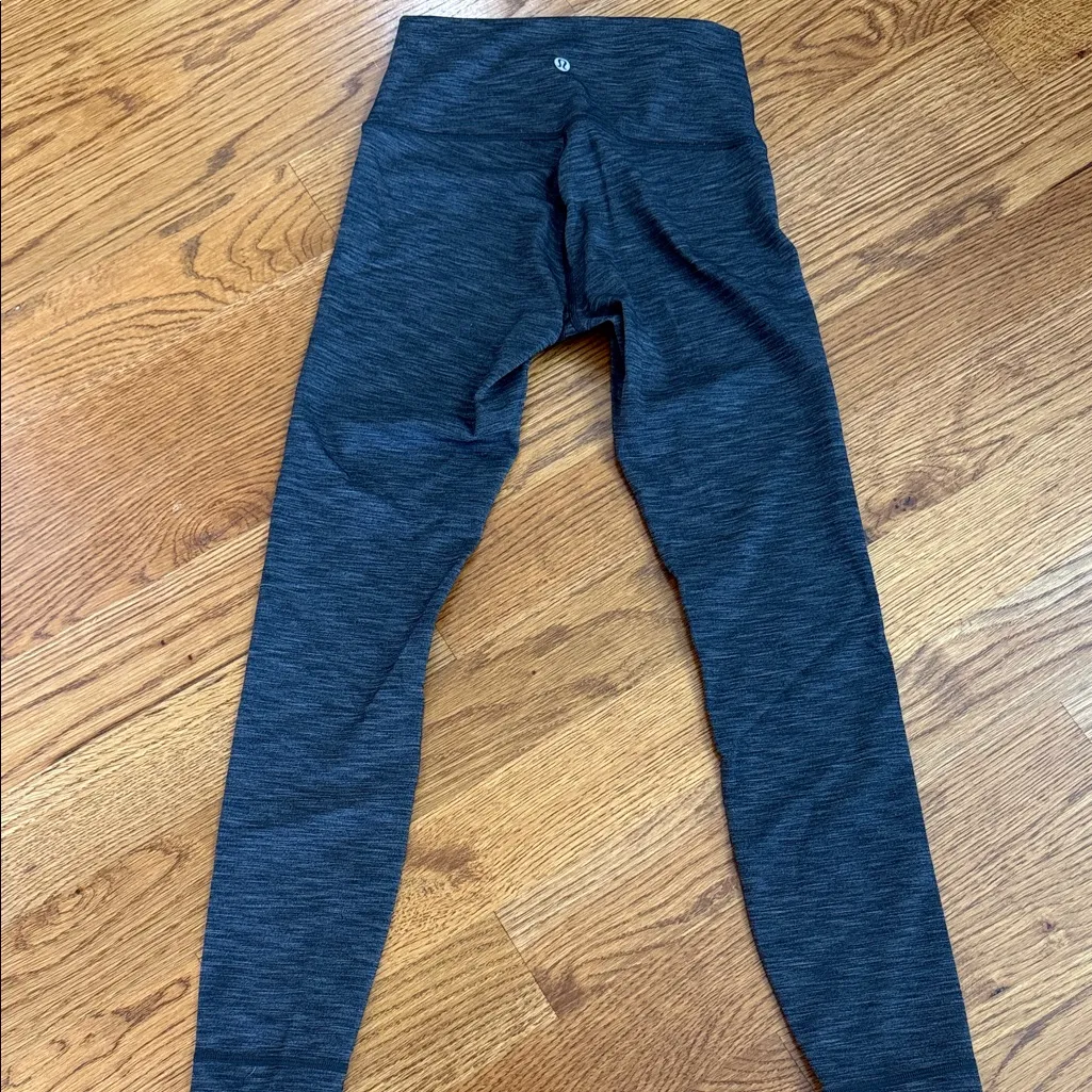 Lululemon Align Leggings Size 4 Dark Gray High Rise Nulu Yoga Pants Athleisure - Image 3