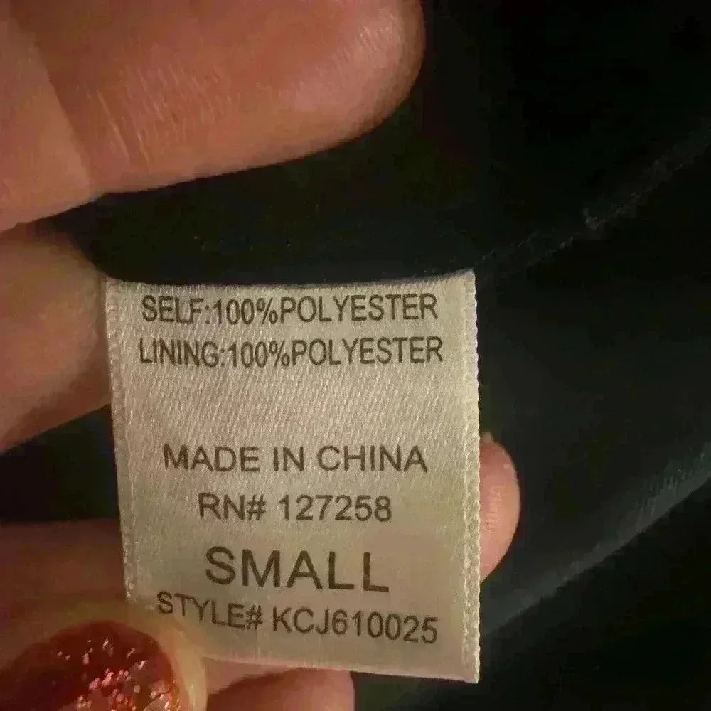 Women’s Black Francesca’s Collections Coat - Image 6