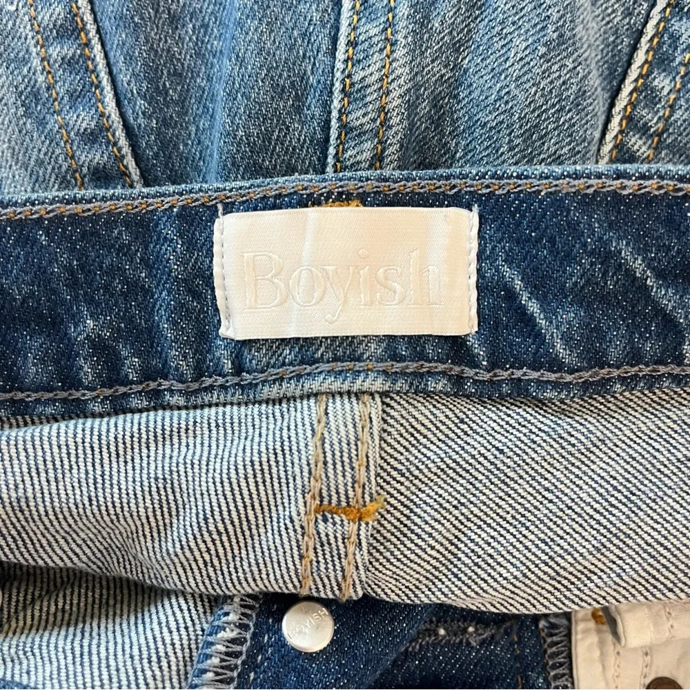 Boyish Tommy Stretch Distressed High Rise Raw Hem in Runaway Size 27 - Image 9