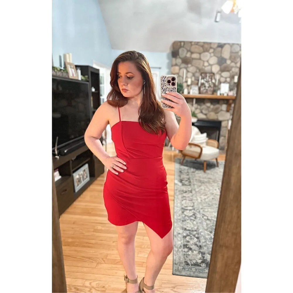 NWT Francesca’s Dress Red - Image 11