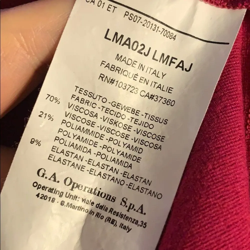 Armani Collezioni pink twist neck sheath dress - Image 5