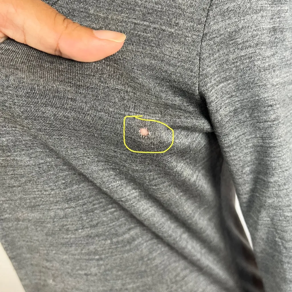 Smartwool  Grey Scoop Neck Wool Long Sleeve Top - Image 5