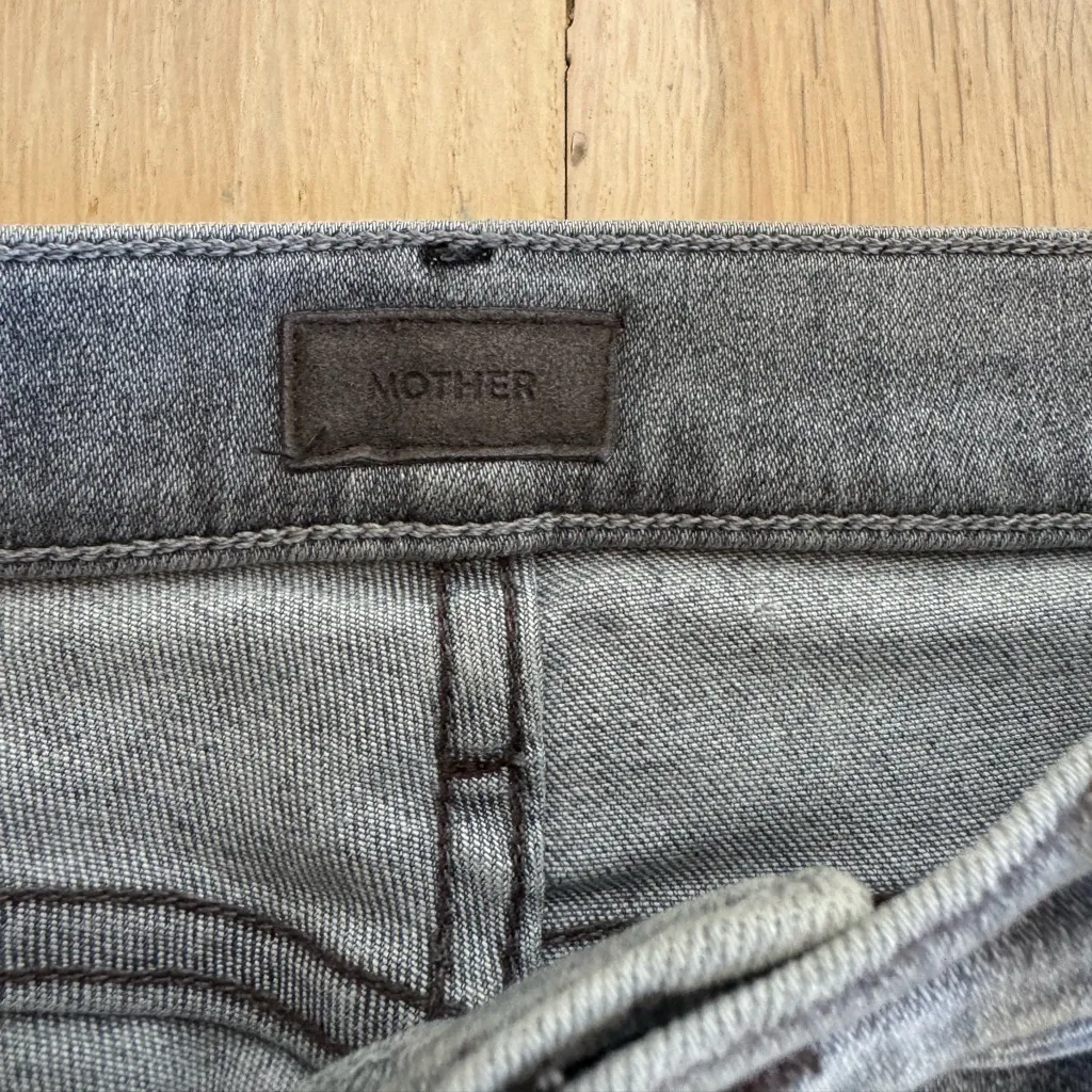 MOTHER The Runaway Daytona Nights Shorts Jorts Gray Size 27 - Image 2
