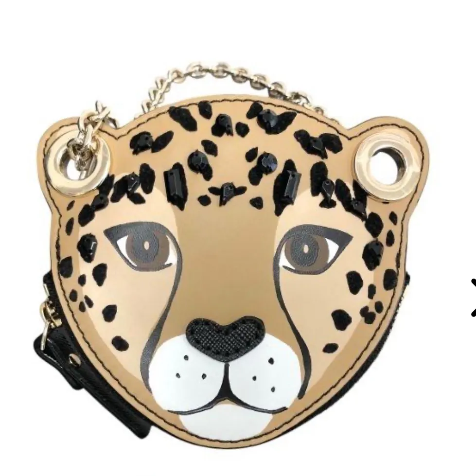 Kate Spade New York Run Wild Leopard and Roses Novelty Coin Purse - Image 5