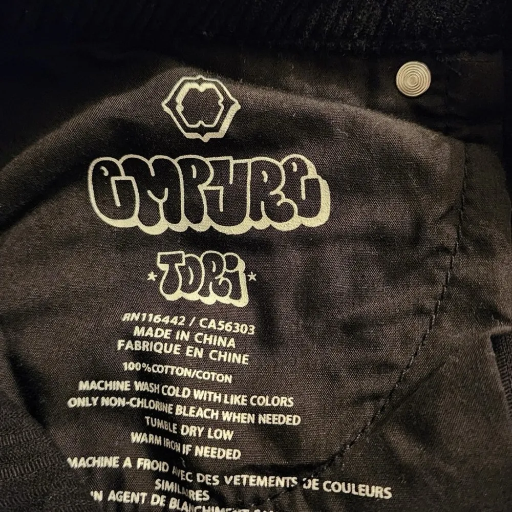 Empyre Tori 90s Black Corduroy Skate/Streetwear Pants. Size 7 - Image 8