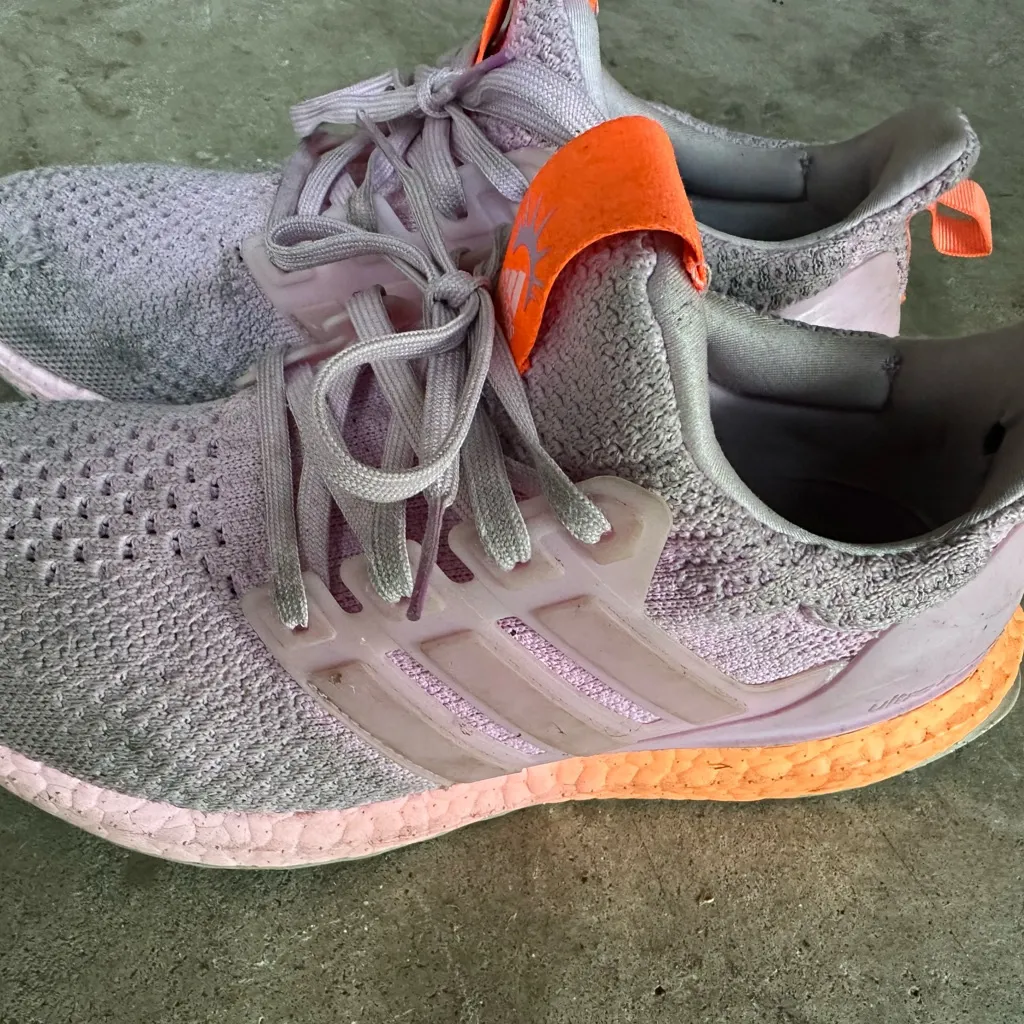 Adidas Ultraboost DNA 5.0 women’s sneakers Lilac and Orange size 7.5 - Image 7
