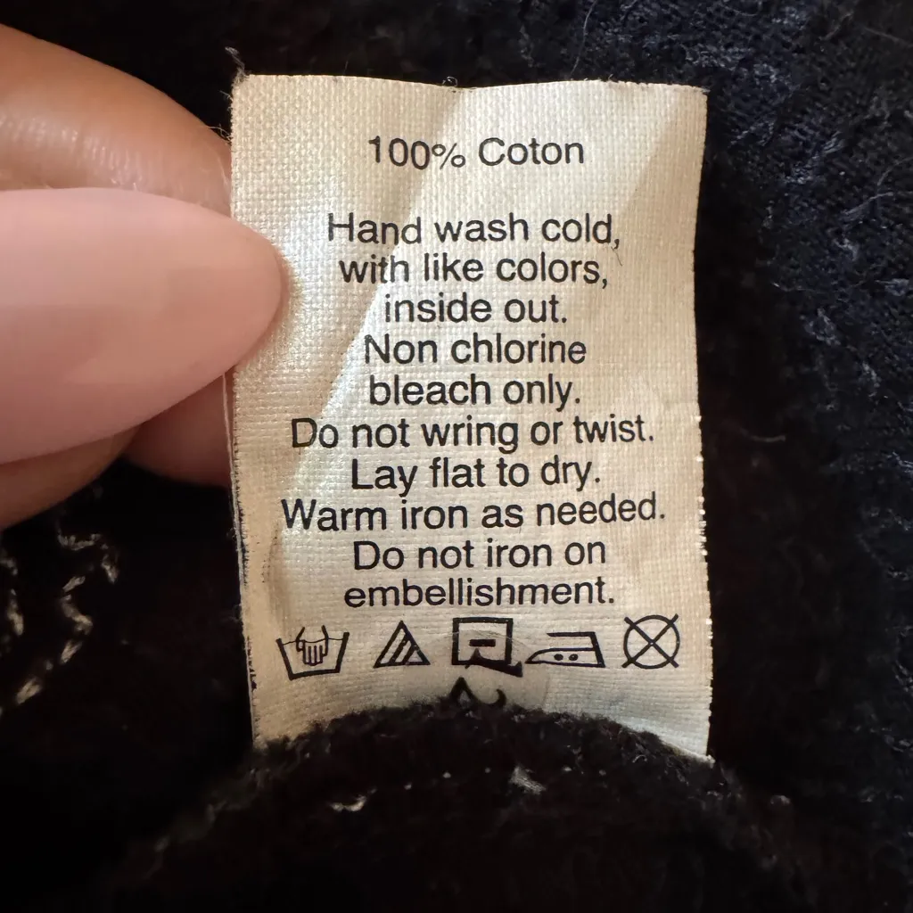 J. Crew Black Sequin Top with White Accents - Image 4