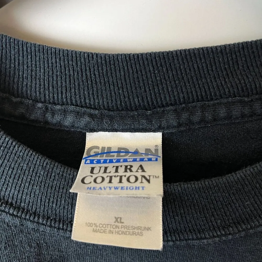 Vintage Outlaw BBQ Co T Shirt Black Large L Graphic Tee - Image 16