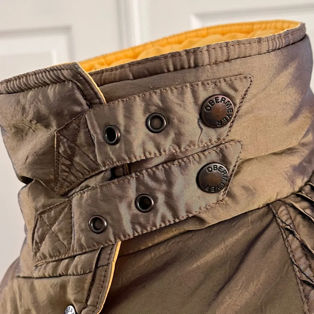 Vintage Obermeyer Coat Jacket Ski Puffer Iridescent S Small - Image 4