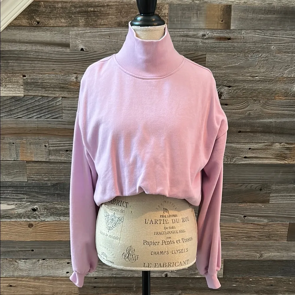 Anthropologie Pilcro Bubble Hem Turtleneck, size small - Image 3