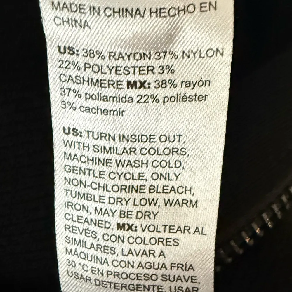 CHICO’S Side Split Cowl Neck Tunic Black L/XL - Image 10