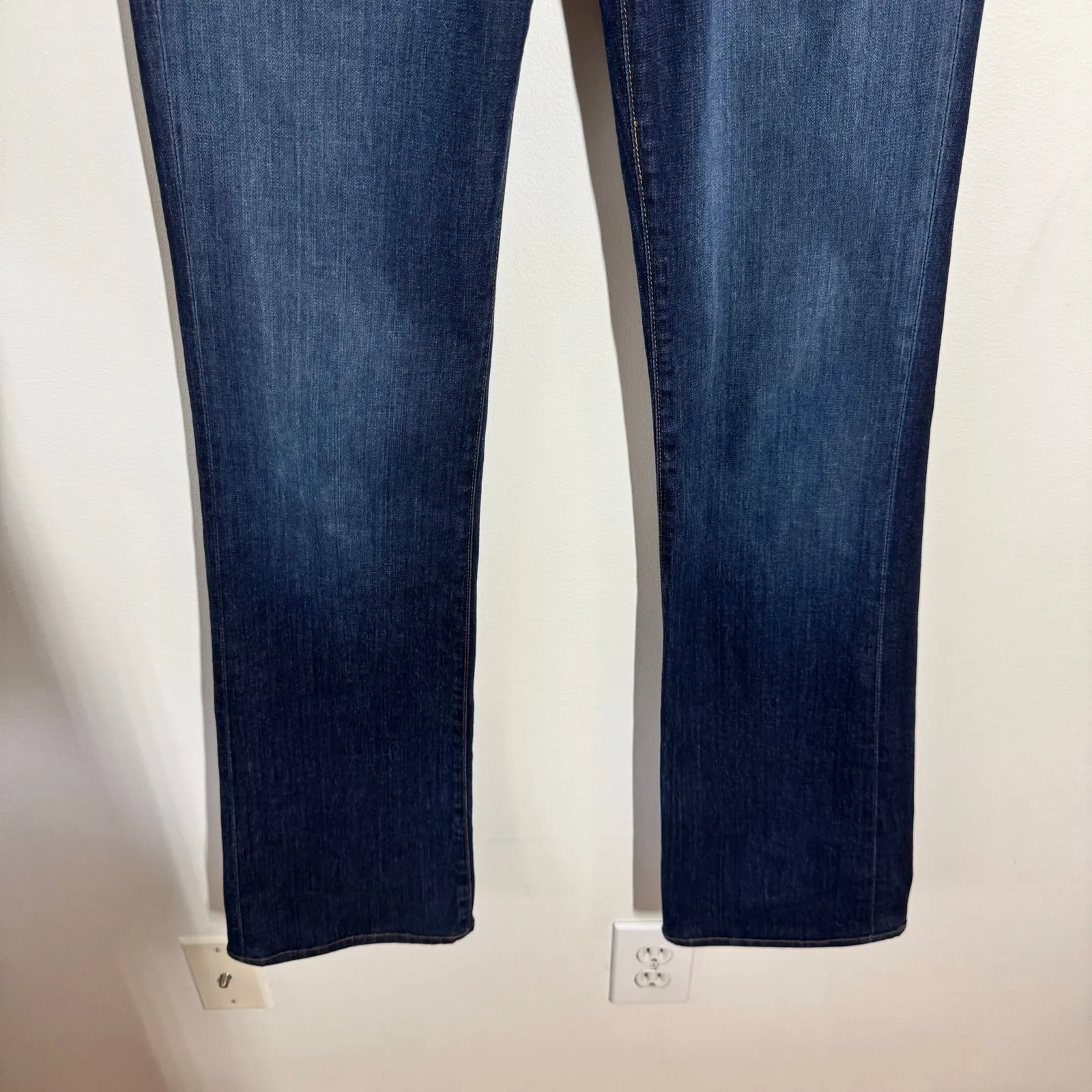 J. Brand Slim Boot Jeans Women 27 Blue Dark Wash Classic Cotton Capsule USA - Image 4