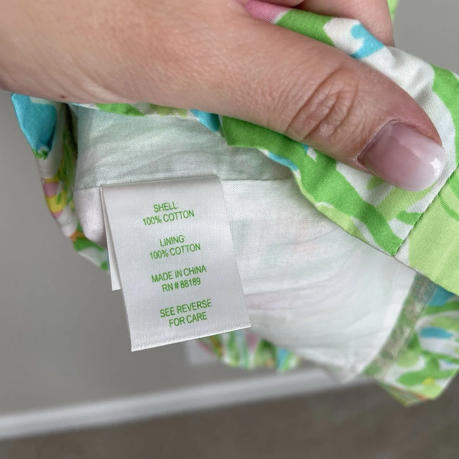 Lilly Pulitzer Size 00 Printed Fryer Shift Dress Sleeveless Elephant Ears Print - Image 4