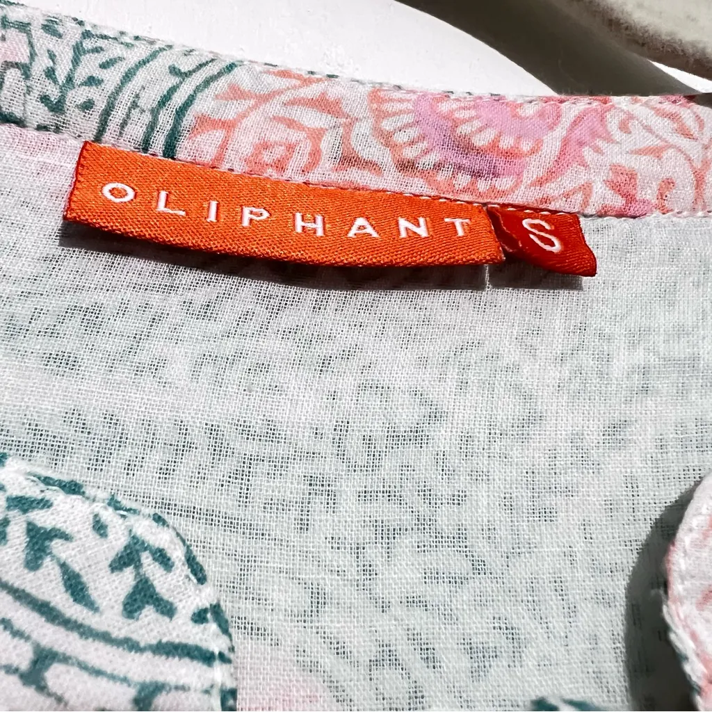 Oliphant Pink and Green Floral Dress - Image 5