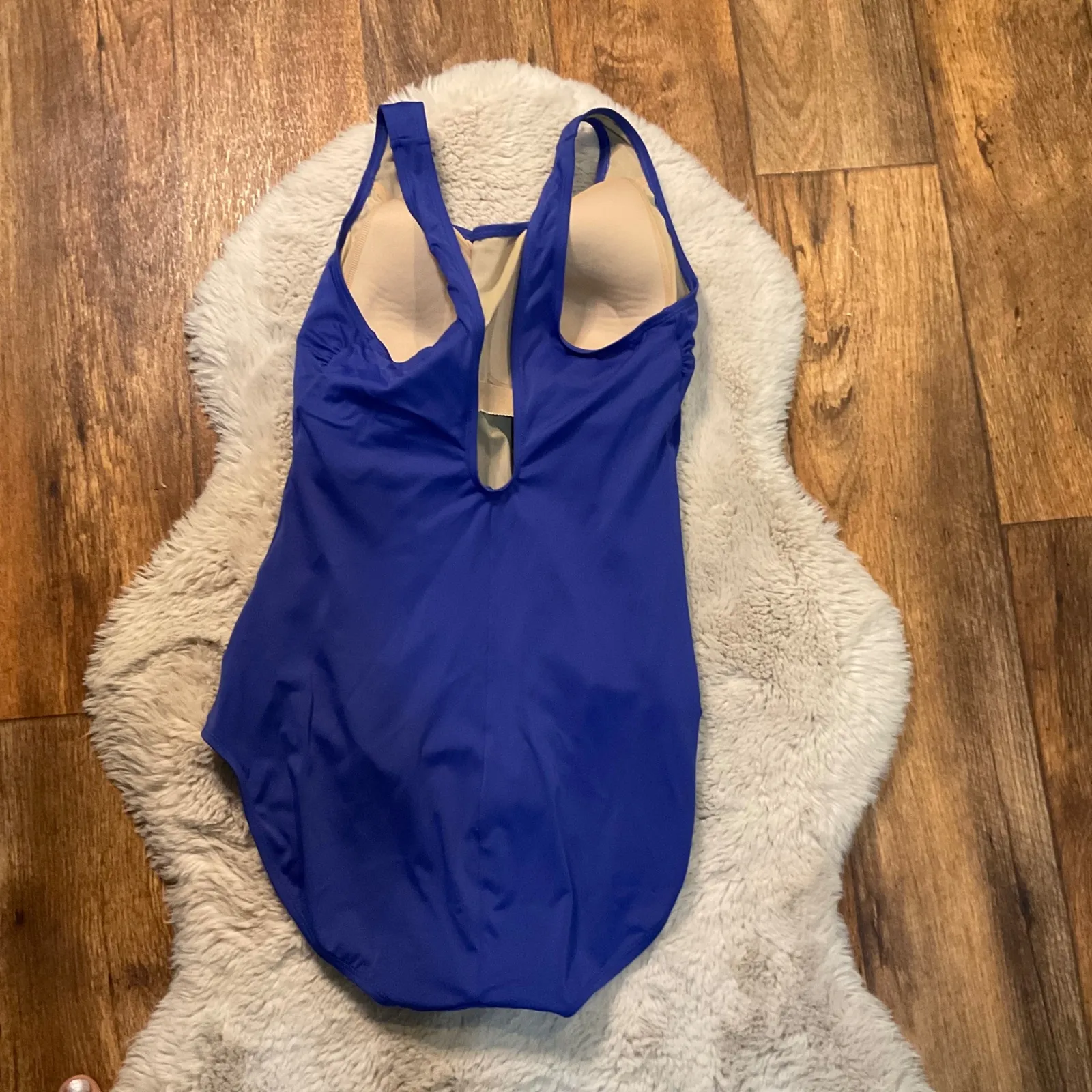 Lands End Swimsuit One‎ Piece Royal Blue Size 18 Supportive - Image 3