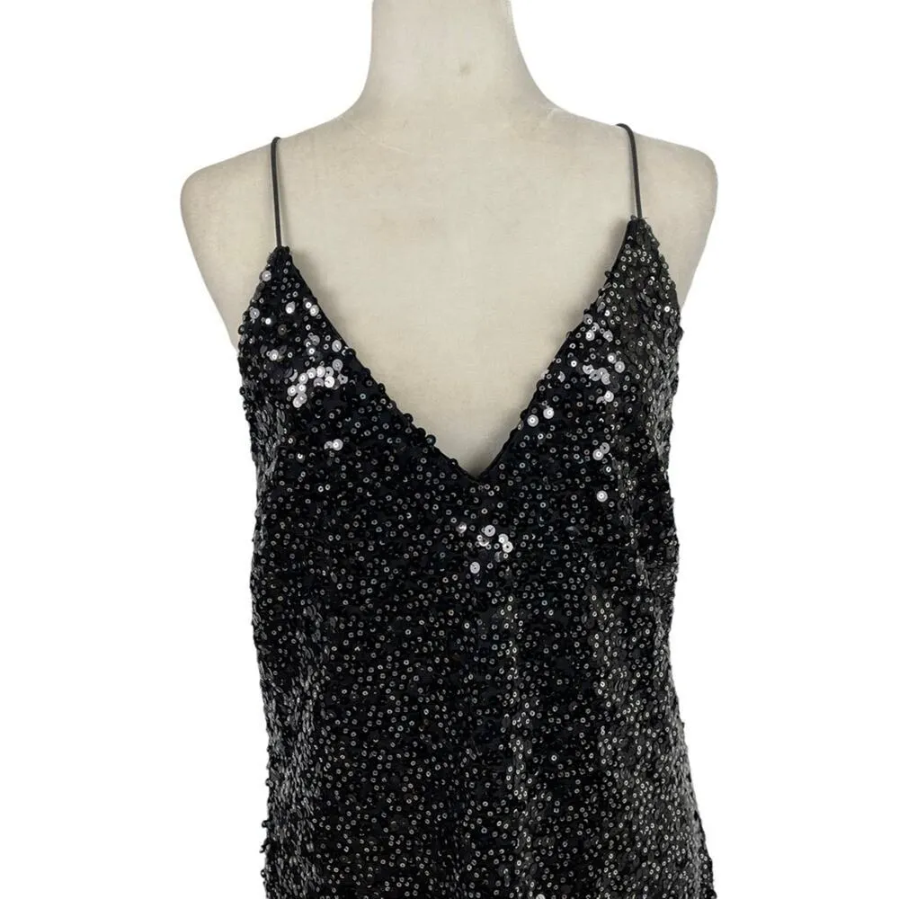 NWT Lulus Force of Fashion Black Backless Sequin Dress - Image 4