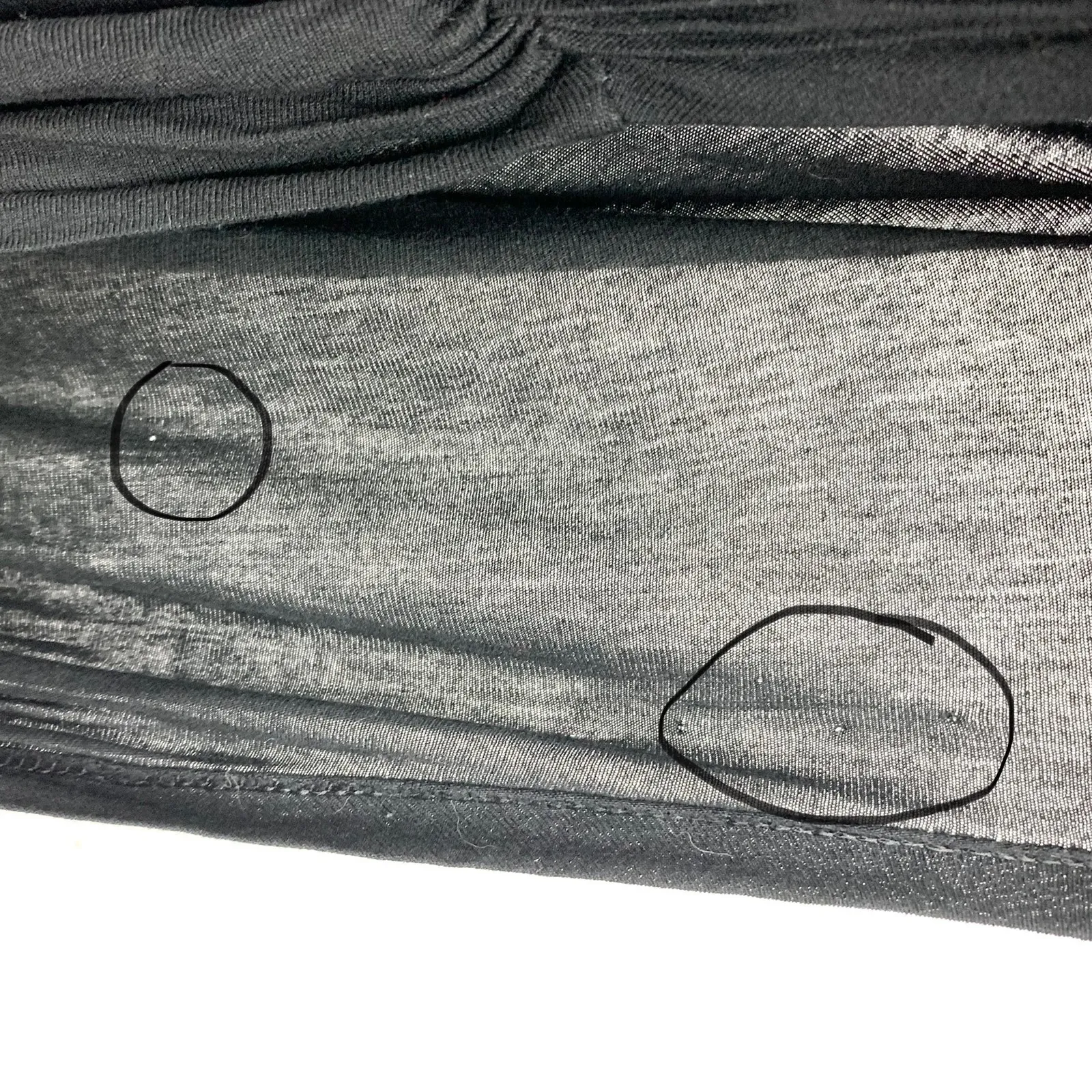 Alice + Olivia Batwing Dress Dolman Sleeve Ruched Midi Skirt Gray Black Medium - Image 13