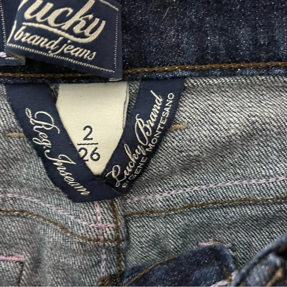 Lucky Brand Blue Ankle Cropped Jeans with Distressed Hem Stark Sweet N Low - Image 6