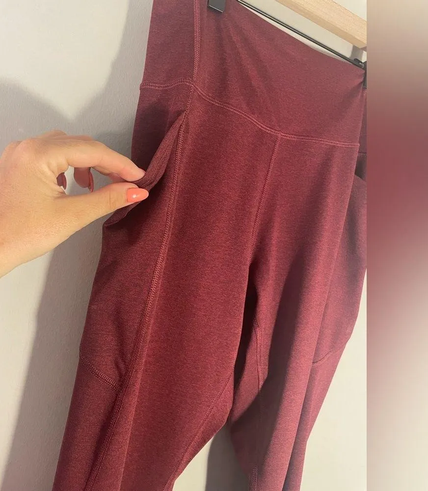 Tekgear red leggings size large with pockets:) ankle length - Image 2