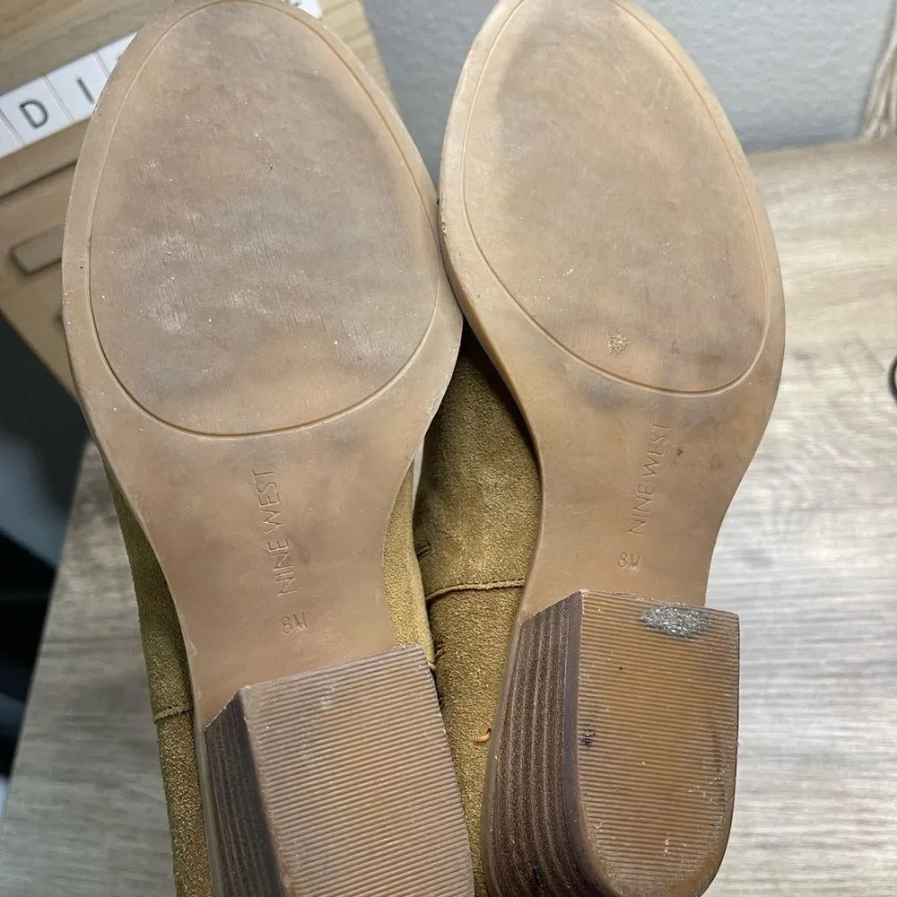 Nine West Tan Ankle Booties - Image 2