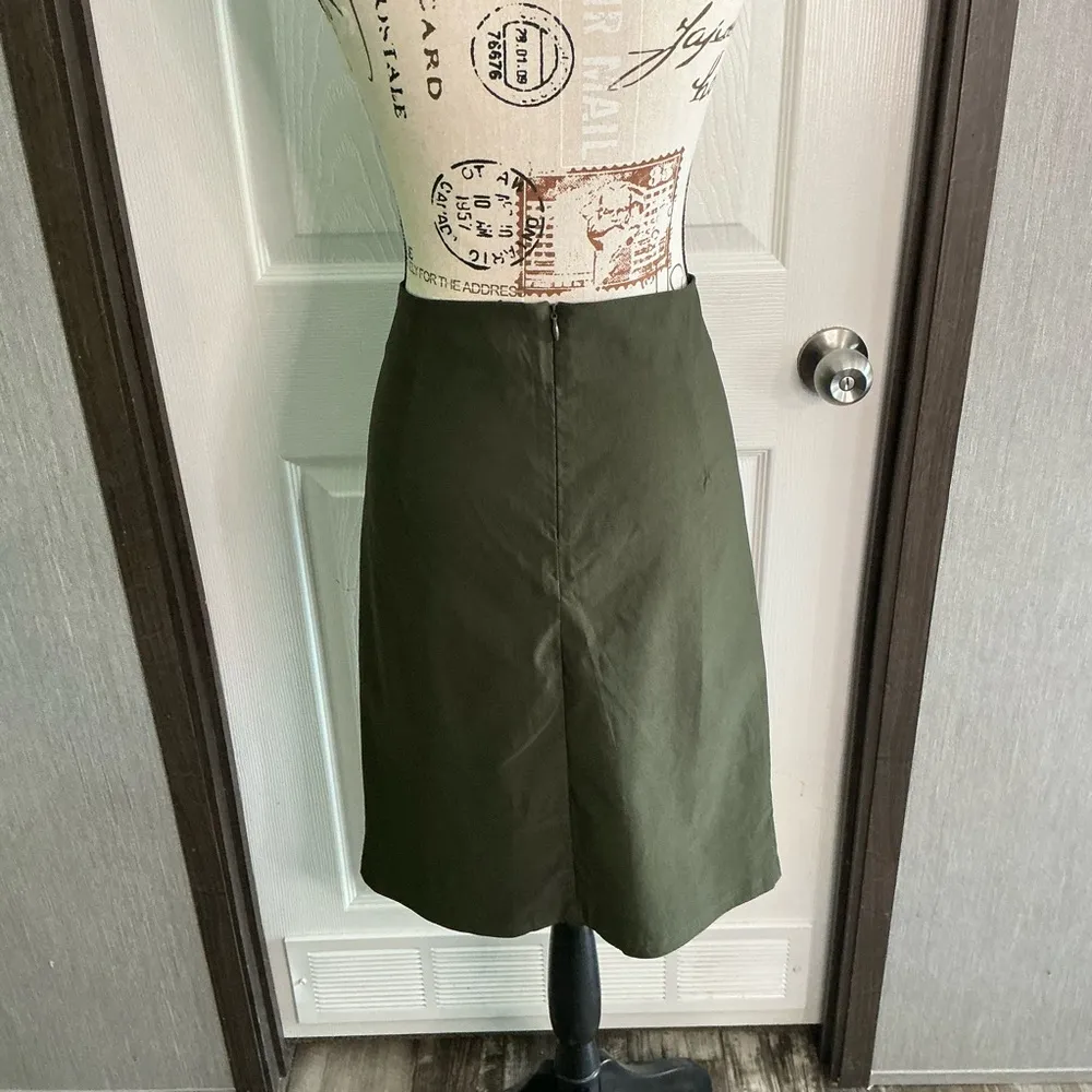 New With Tags Grace Karin Elegant Olive Green Skirt Size 2XL - Image 3