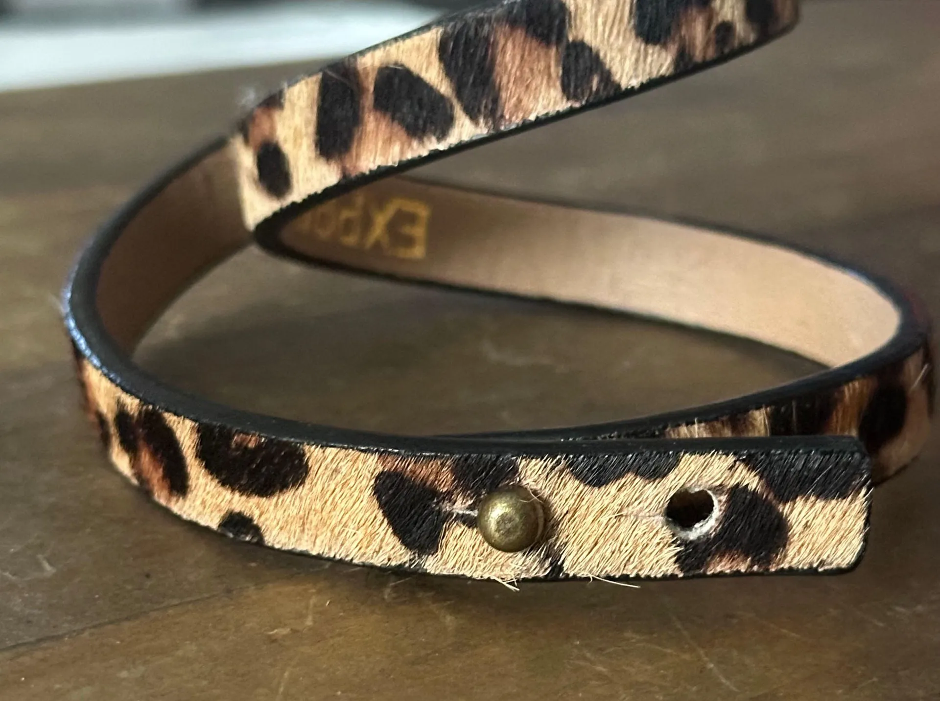 leopard print wrap bracelet - Image 2