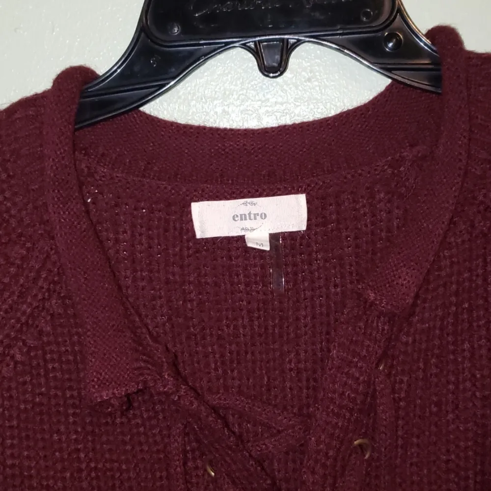 Entro lace up sweater. (#626) - Image 4